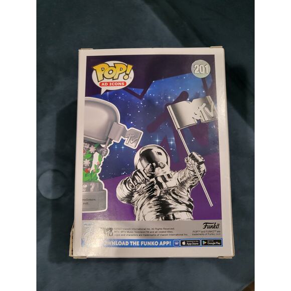 Funko Pop Ad Icons MTV Moon Person #201 Vinyl Figure In Protective Case - Picture 4 of 9